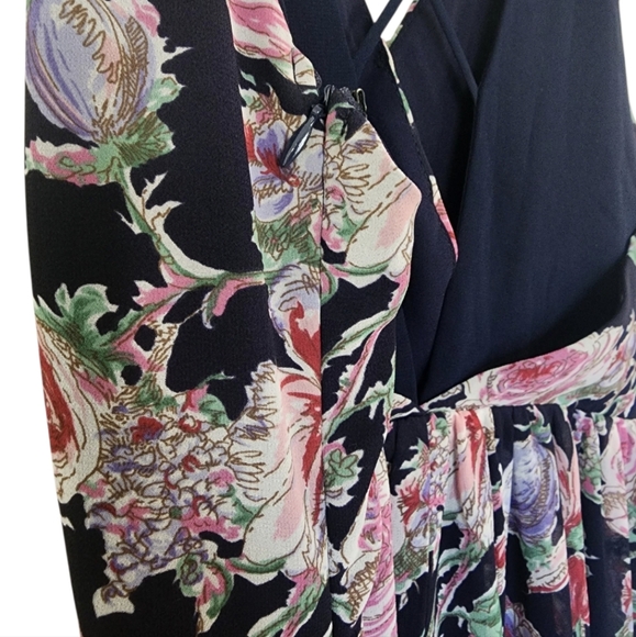 ADELYN RAE blue floral maxi dress, size M - Picture 6 of 10